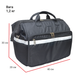 DERBY DoctorBag black organizer work bag with modular dividers and a compartment for a laptop up to 17"