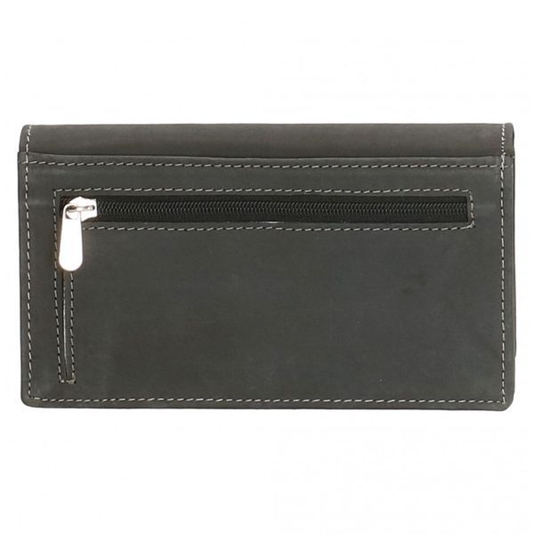 Портмоне Enrico Benetti Leather верт. з відділ. для документів Чорн. (15x9x3см) Eb67010 001 фото