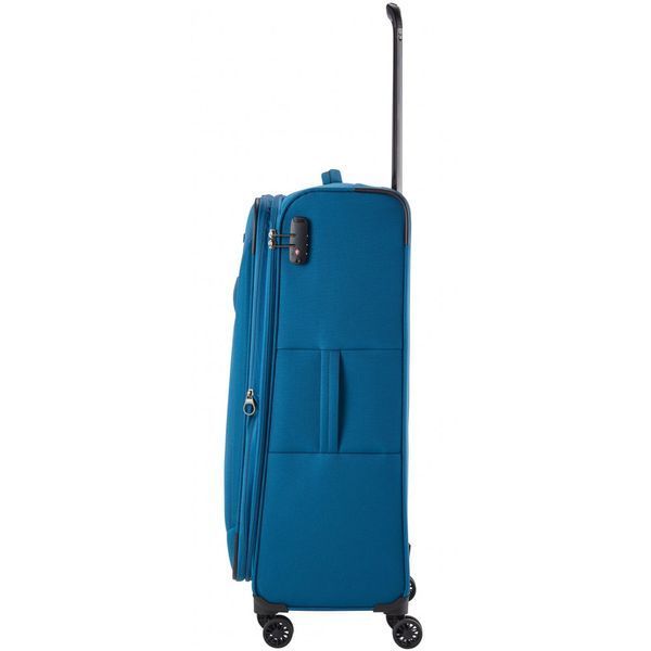 Валіза Travelite Chios Petrol на 4 колесах L exp. (90/97л,3,4кг) (46x78x30/34см)