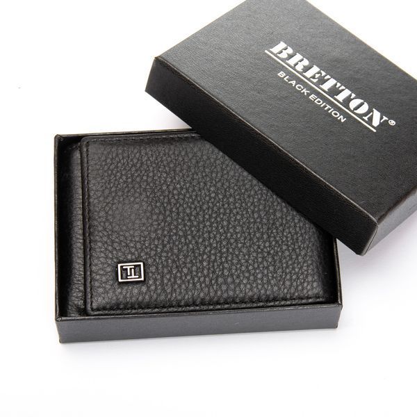 Кошелек BE Мужской кожа BRETTON 168-79 black 40853 фото