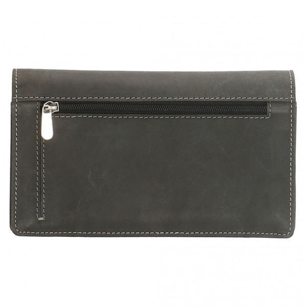 Портмоне Enrico Benetti Leather верт. з відділ. на блискавці Чорн. (17x10x3см) Eb67014 001 фото