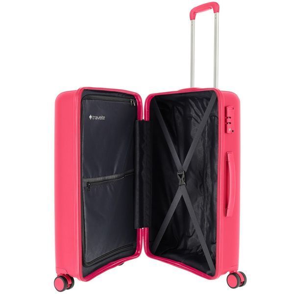 Валіза Travelite Vaka на 4 колесах L Черв. (98л,4,1кг) (52x75x30см)