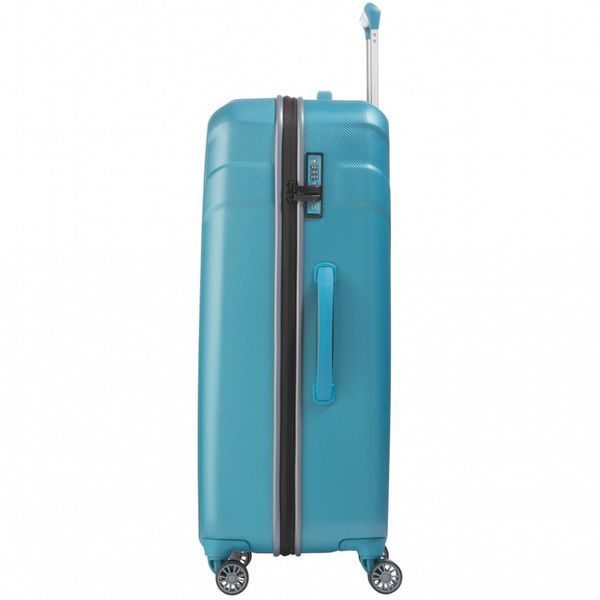 Валіза Travelite Vector на 4 колесах L Блакит. (103л,4,3кг) (51x77x28см)