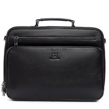 Сумка Мужская Портфель кожа BRETTON 9221-1 black 40931 фото