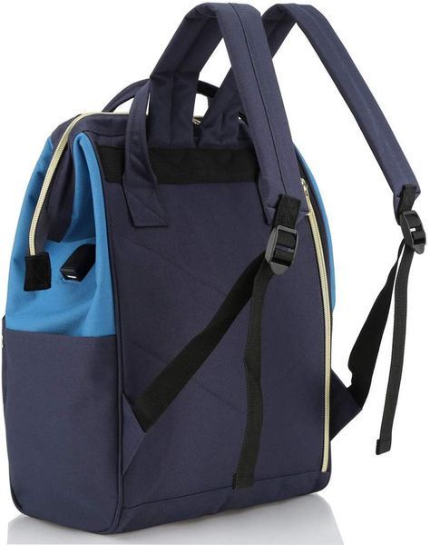 Рюкзак HIMAWARI 9001 RB/NV NAVY/BLUE з кишенею для ноутбука USB 9001 RB/NV NAVY/BLUE фото
