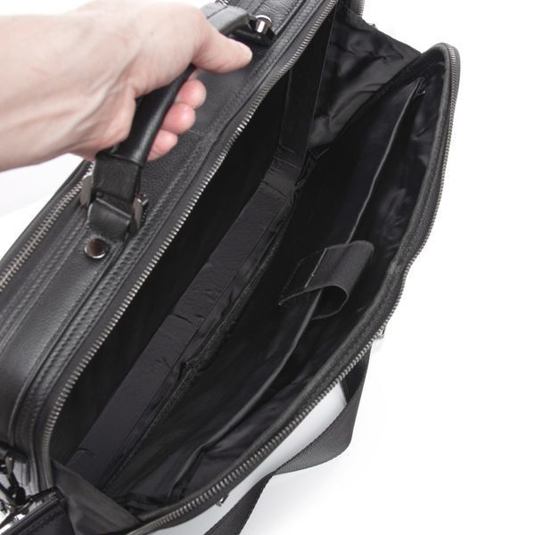 Сумка Мужская Портфель кожа BRETTON 9221-1 black 40931 фото