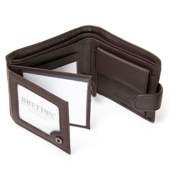 Кошелек BE Мужской кожа BRETTON M3603 brown 40878 фото