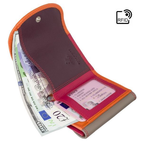 Гаманець жіночий Visconti RB126 Zanzibar (Orange Multi) RB126 ORG M фото