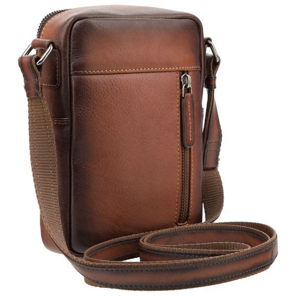 Шкіряна сумка через плече Visconti AT43 Gianni (Burnish Tan) AT43 B/TAN фото