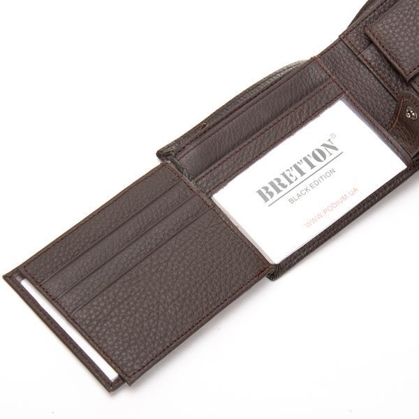 Кошелек BE Мужской кожа BRETTON M3603 brown 40878 фото