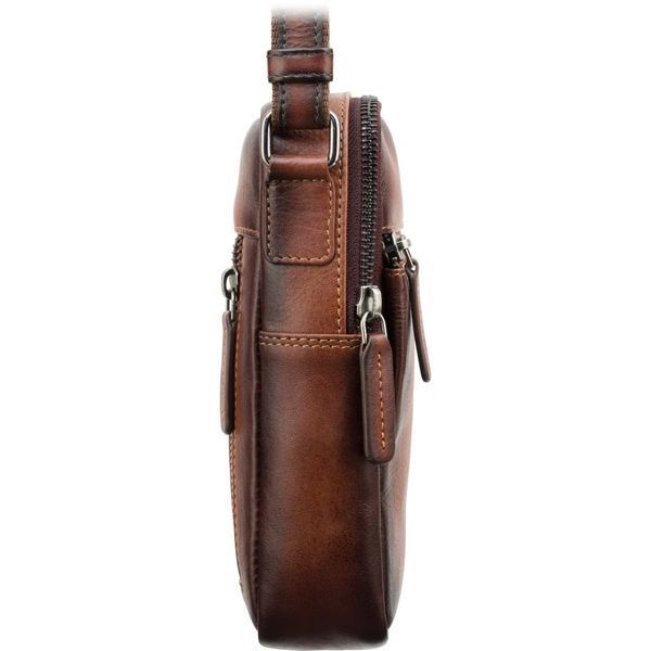 Шкіряна сумка через плече Visconti AT43 Gianni (Burnish Tan) AT43 B/TAN фото
