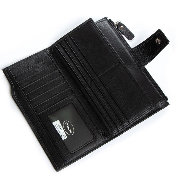 Кошелек Classic Мужской кожа DR. BOND MB-2 black 31351 фото