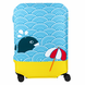 Luggage Cover for Suitcase BG Berlin Hug Cover Light Whale 67-73cm L