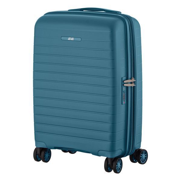 Валіза 2E, Aero, поліпропілен, мала, 35/44 л, TSA, 4 колеса, EXP, синій 2E-SPP-AERO-S-TB фото