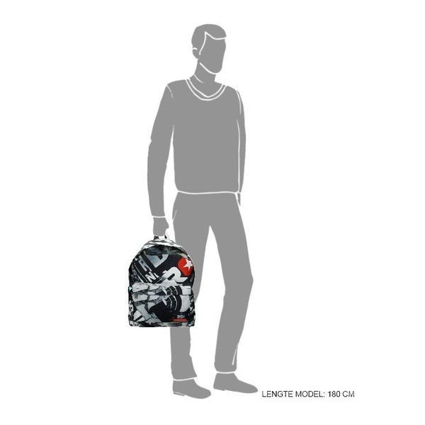 Backpack Enrico Benetti Malaga з відділ. для ноутбука 15,6" Чорн. (16л) (28x40x14см)