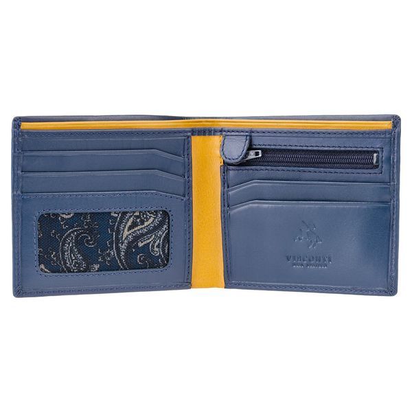 Гаманець чоловічий Visconti PM101 Pablo c RFID (Blue Mustard) PM101 BLUE/MUST фото