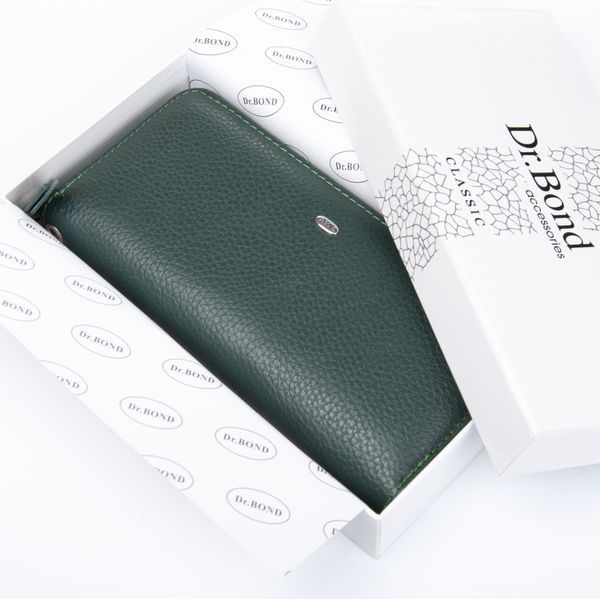 Кошелек Classic Женский кожа DR. BOND W38 green 38387 фото