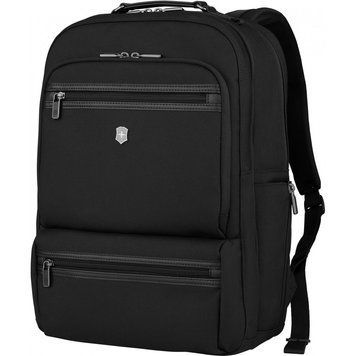 Victorinox Werks Professional Cordura Black Deluxe Backpack with Compartment for 15.6"/iPad (23L) (35x45x20)