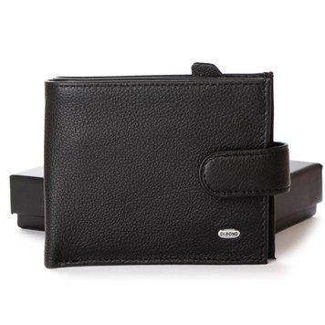 Кошелек Classic Мужской кожа DR. BOND MS-12 black 1286 фото