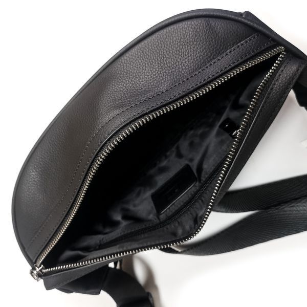Сумка Мужская На пояс кожа BRETTON 8786-58A black 38809 фото