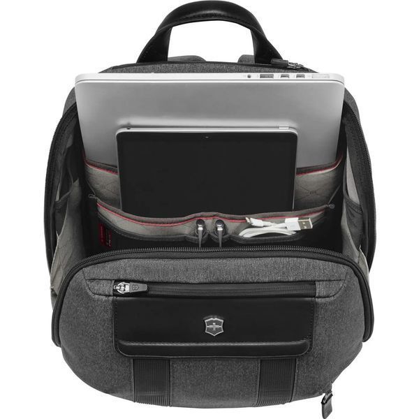 Backpack Victorinox Architecture Urban2 Melange Grey City with Compartment for 14" Laptop (17L) (30x42x19)