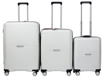 Комплект валіз Snowball 49103 колір білий 49103/SET/white фото