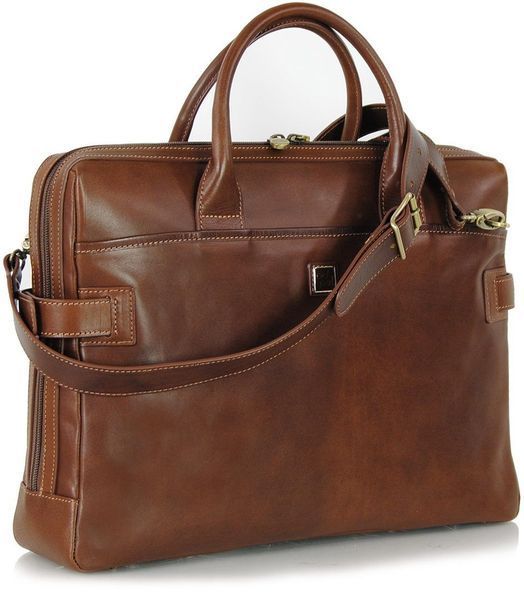 Чоловічий діловий портфель з натуральної шкіри Adpel Prestige 5004C 5004/C фото