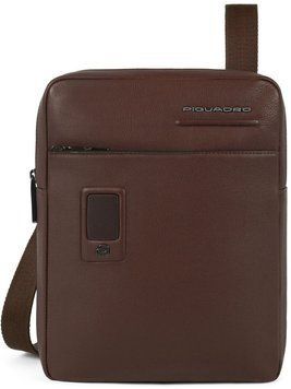 Сумка Піквадро Akron Dark Brown верт. на ремені з відділ. д/iPad Air/Pro (22x26,5x5,5) CA1816AO_TM фото
