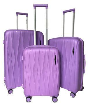 Комплект валіз Madisson Snowball 51103 колір фіолетовий 51103/SET/purple фото