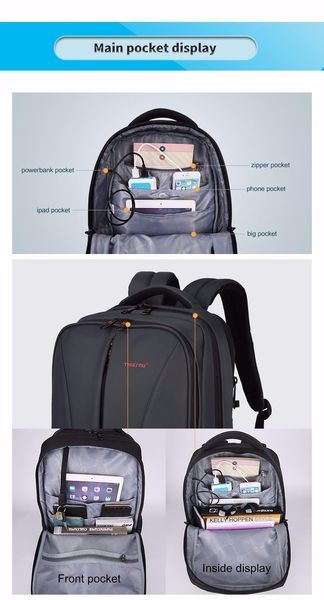 Urban Backpack Tigernu T-B3220 USB 15.6"