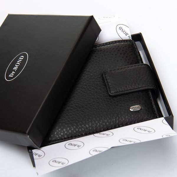 Кошелек Classic Мужской кожа DR. BOND MS-15CK black 39834 фото