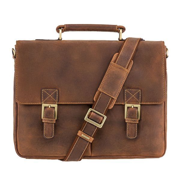 Портфель чоловічий Visconti 18716 Berlin (Oil Tan) 18716 OIL TAN фото
