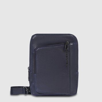 Сумочка Піквадро Cronus Blue наплічна з відділ. д/iPad mini /RFID захист (18x23x7) CA3084S134_BLU фото