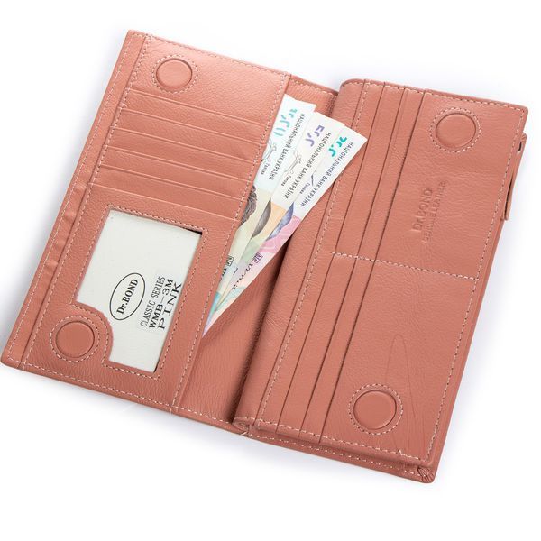 Кошелек Classic Женский кожа DR. BOND WMB-3M pink 31837 фото