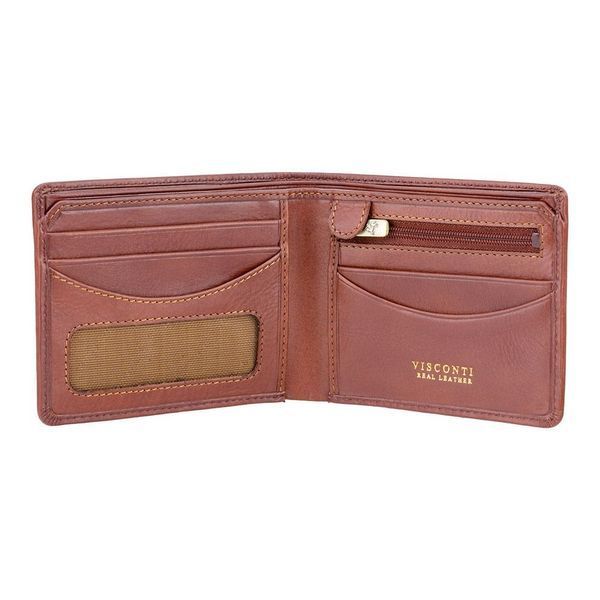 Гаманець чоловічий Visconti TSC46 Francesca c RFID (Tan) TSC46 TAN фото