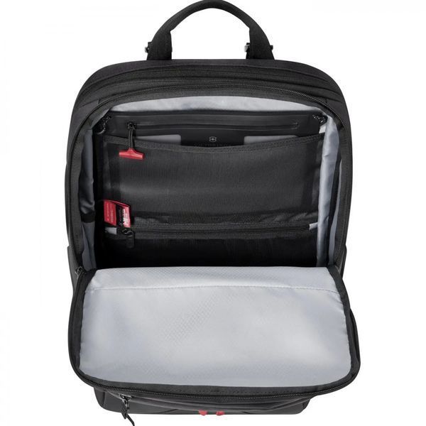 Victorinox Touring 2.0 Traveler Backpack Black with Laptop 17" Expandable Compartment (33/41L) (35x53x24)