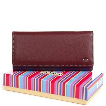 Кошелек Rainbow Женский кожа DR. BOND WRS-501-2 wine red 40837 фото