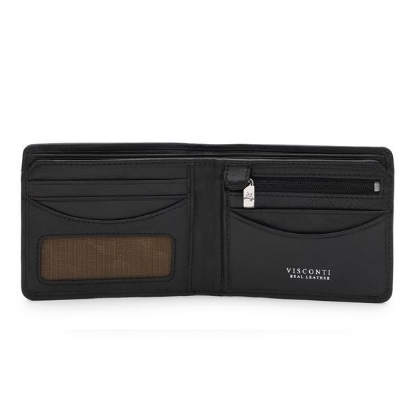 Гаманець чоловічий Visconti TSC46 Francesca c RFID (Black) TSC46 BLK фото