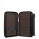 Тревеллер Піквадро Black Square Dark Brown на блискавці з відділ. для кред.карт з RFID захистом з клатчем (14x22,5x3)