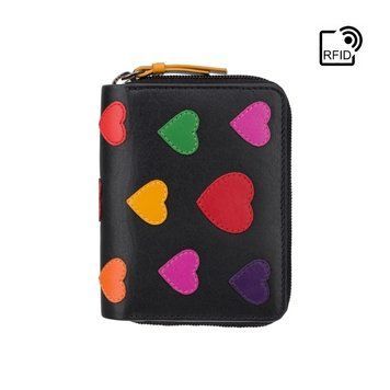 Гаманець жіночий Visconti LV6 Desire (Black/Multi Love) LV6 BK MULTI фото