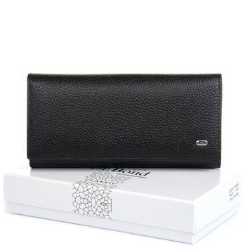 Кошелек Classic Женский кожа DR. BOND W1-V black 1313 фото