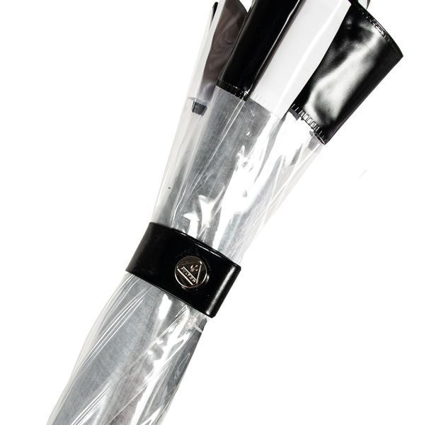 Парасолька-тростина жіноча Fulton Birdcage-1 L041 Black White (Черно-белый) L041-015865 фото