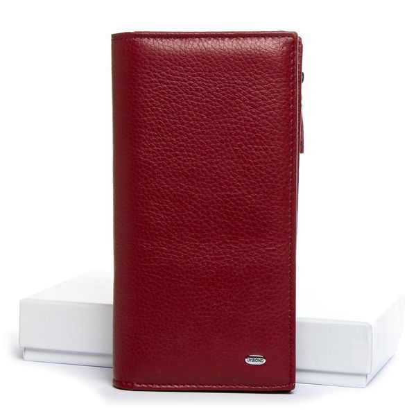 Кошелек Classic Женский кожа DR. BOND WMB-3M wine-red 38408 фото