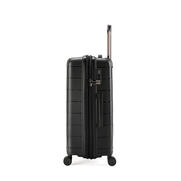 Medium Suitcase Polypropylene with Expansion 65-70 Liters Durable 4 Wheels TSA Lock Goby London GB-2322/24
