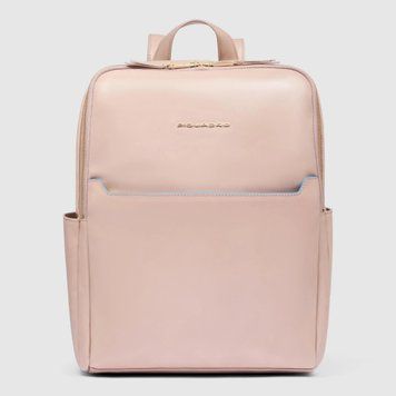 Рюкзак Піквадро Blue Square Pale Pink жіночий з відділ. д/ноутбука 14"/iPad Pro /RFID захист (14,5л) (28x37x13) CA6678B2_RO2 фото