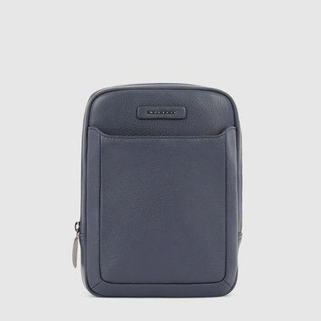 Сумка Піквадро Modus Restyling Blue верт. з відділ. для iPad mini на ремені (17x22,5x5) CA3084MOS_BLU фото