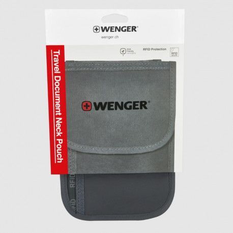 Сумочка для подорожніх документів Wenger Travel Accessories Grey с RFID захистом (14x19x0,5) Wt611878 фото