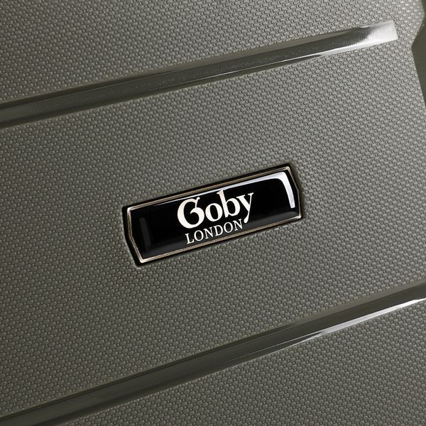 Medium Suitcase Polypropylene with Expansion 65-70 Liters Durable 4 Wheels TSA Lock Goby London GB-2322/24