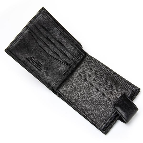Кошелек Classic Мужской кожа DR. BOND MS-27CK black 39836 фото
