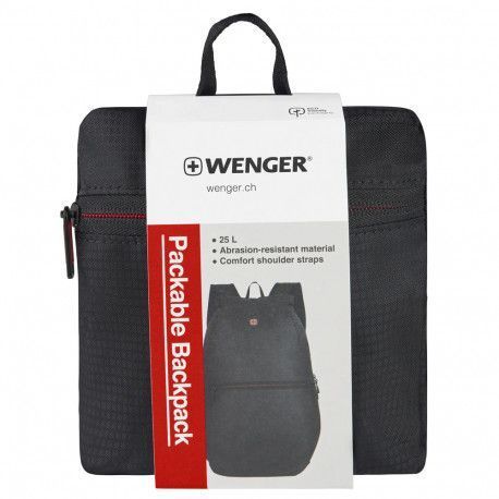 Рюкзак Wenger Travel Accessories Black складаний (25л) (31x49x18) Wt611882 фото